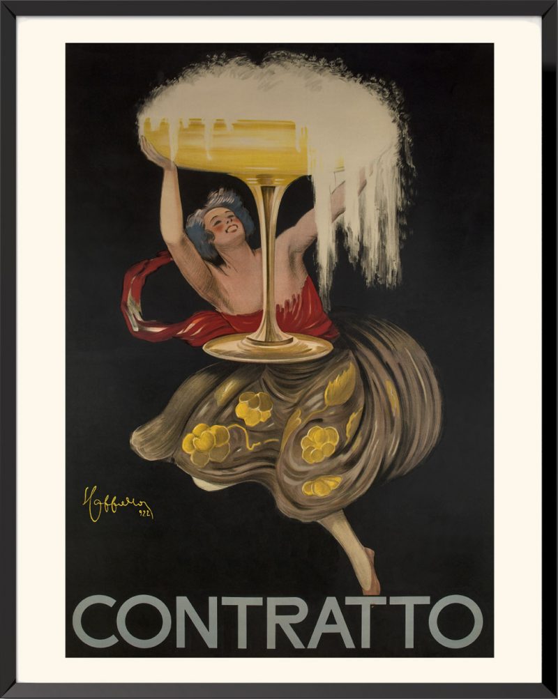 Affiche Contratto de Leonetto Cappiello