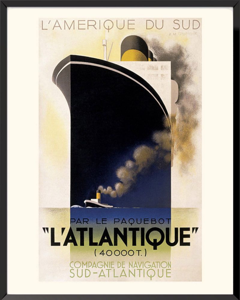 L'Atlantique, affiche de A.M.Cassandre