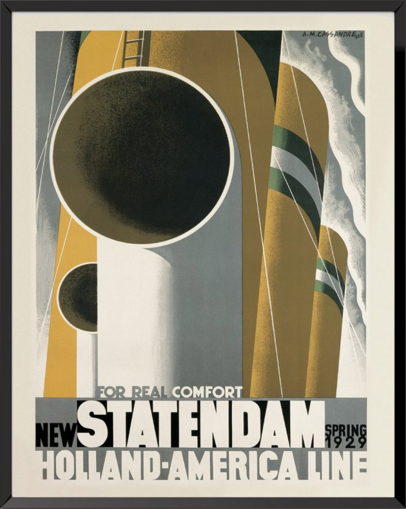 Statendam, poster by A.M.Cassandre