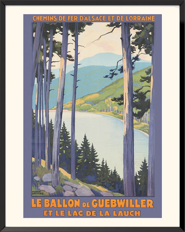 Henry REB - Affiche Vintage Chamonix Mont-Blanc - Papier Satiné 190 G/m² - Formats 30x19 à 100x63 Cm