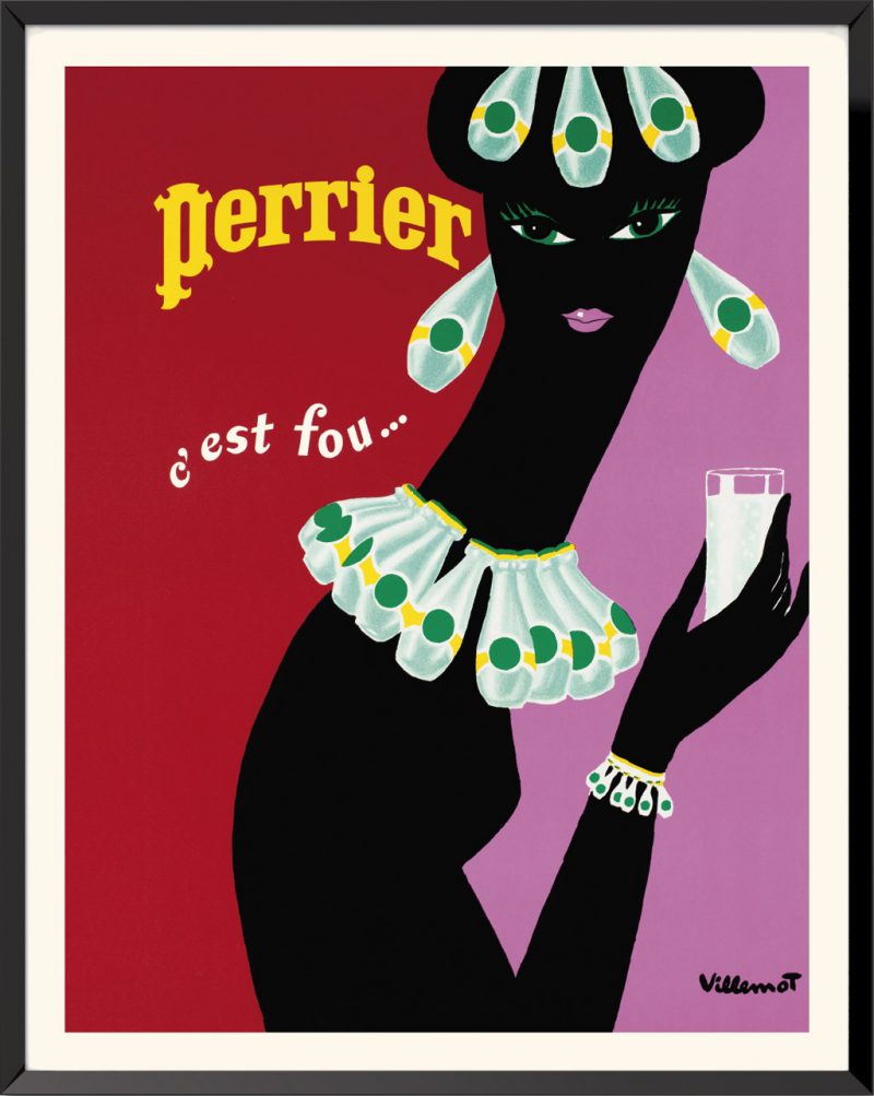 Affiche Perrier (1977) de Bernard Villemot