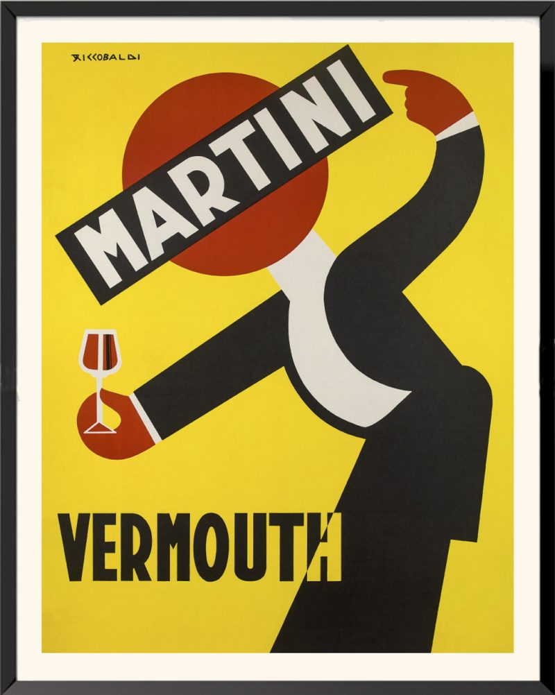 Affiche Martini Vermouth de Giuseppe Riccobaldi