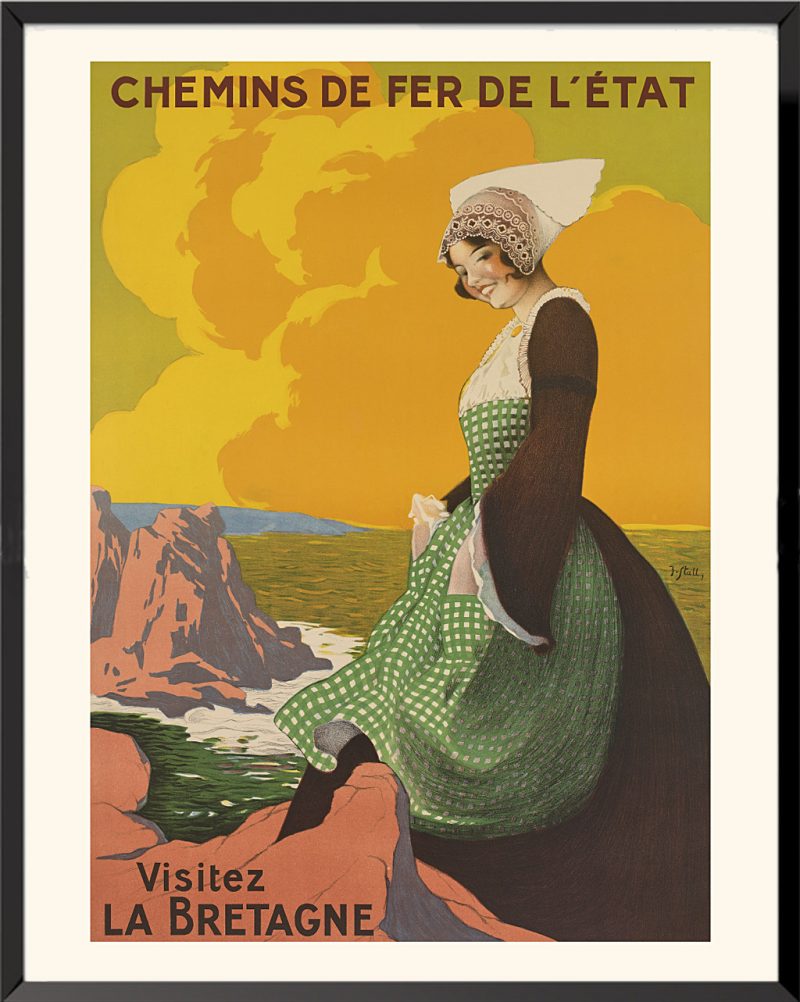 Affiche Visitez la Bretagne de Joseph Stall