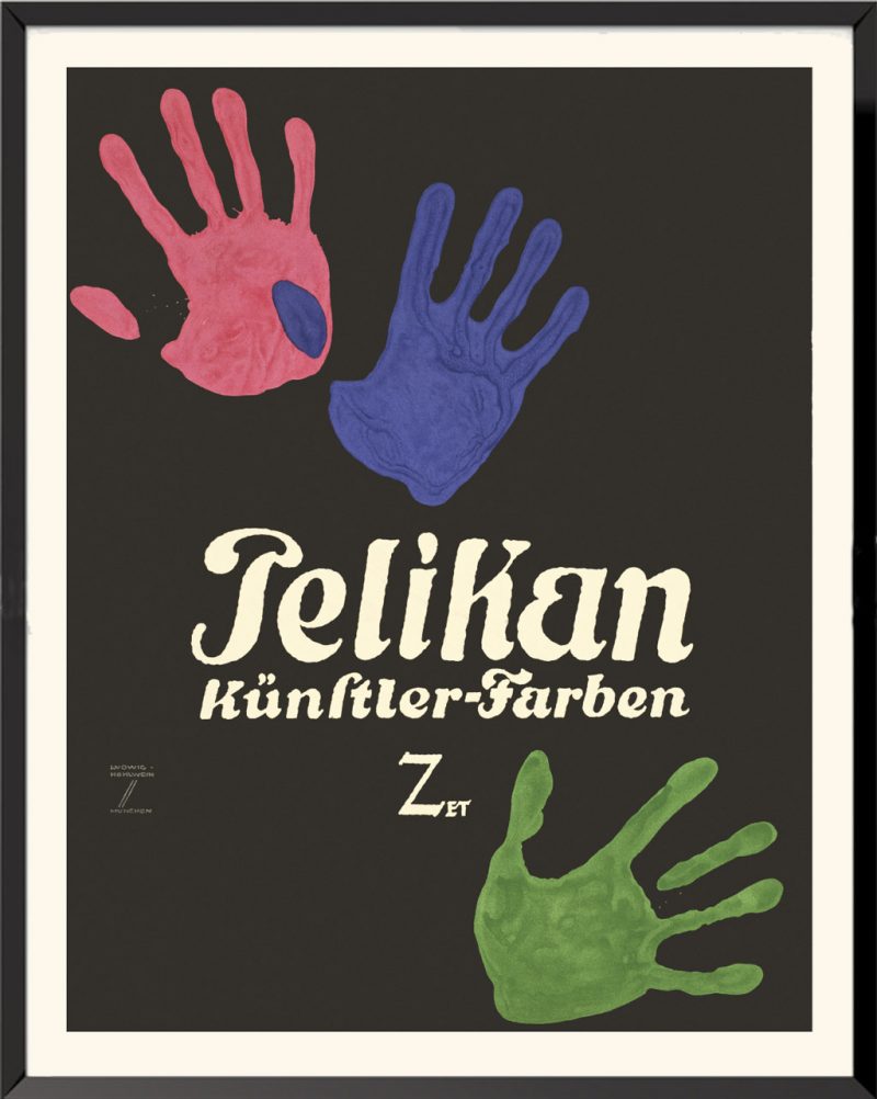 Affiche Pelikan de Ludwig Hohlwein