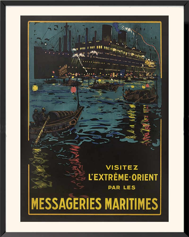 Affiche Messageries maritimes de Bernard Lachévre