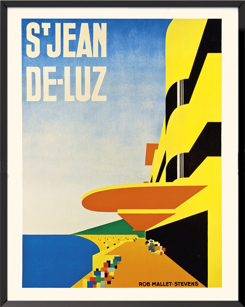 Affiche Saint-Jean-de-Luz de Rob Mallet-Stevens