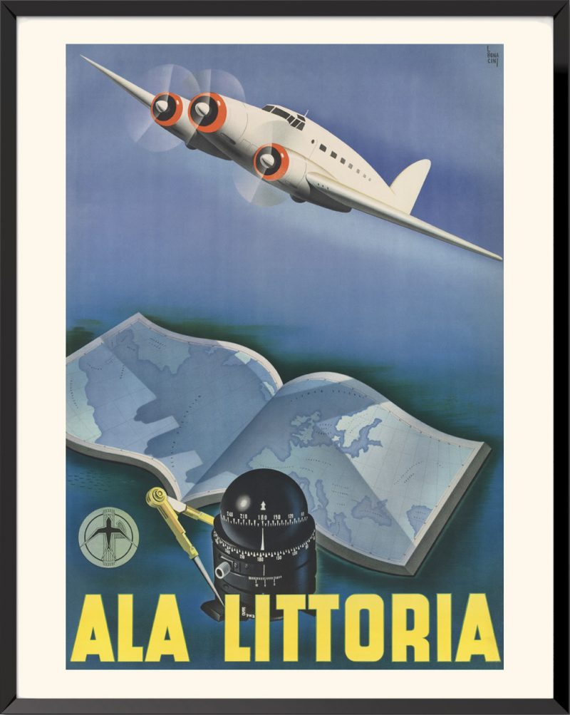 poster Ala Littoria by Luigi Bonacini