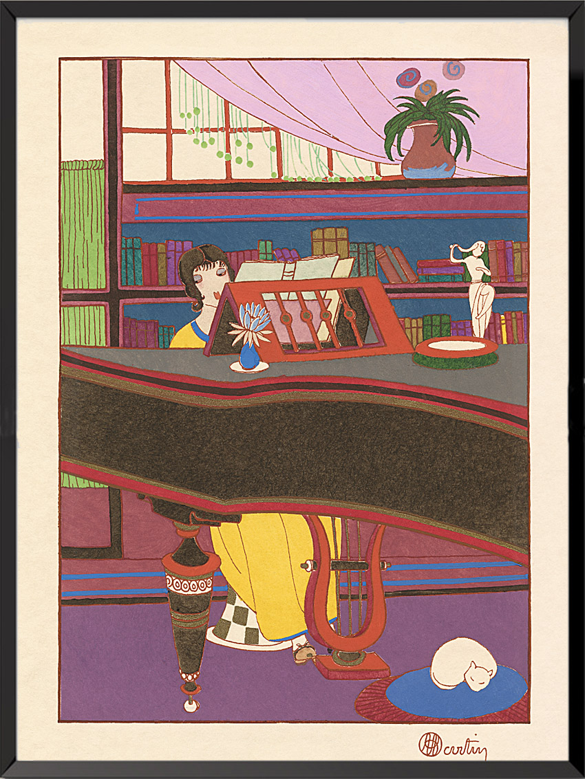 Charles Martin La Folie De La Guerre La musique, Modes et manières d’aujourd’hui, 1913, Charles Martin