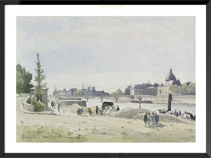 Illustration Vue de Paris d'Henri-Joseph Harpignies