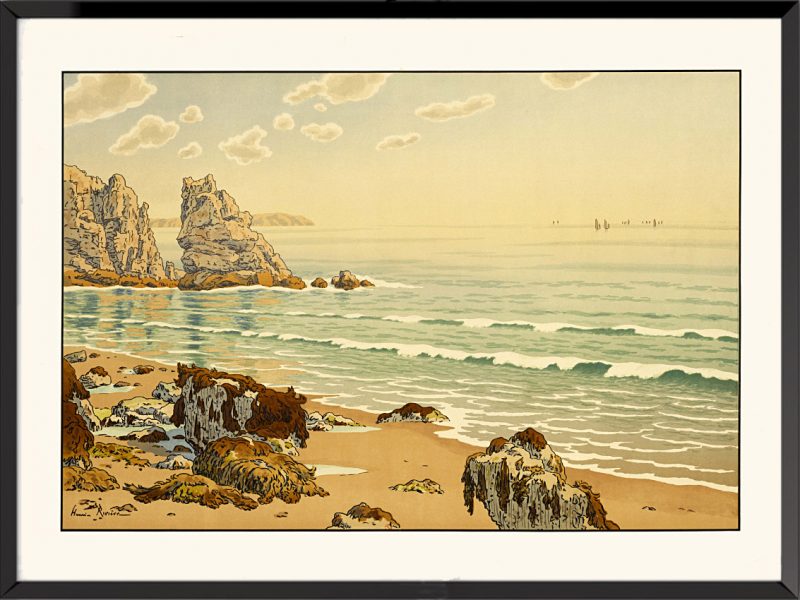 Illustration La plage d'Henri Rivière