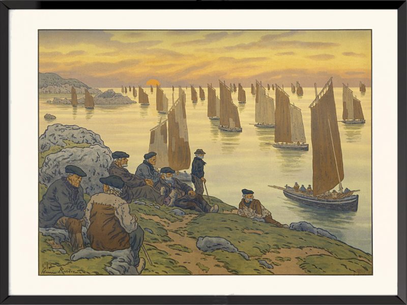 Illustration Les Vieux d'Henri Rivière