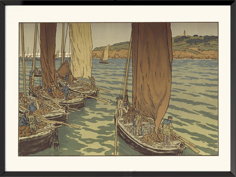 Illustration Paysage bretons d'Henri Rivière