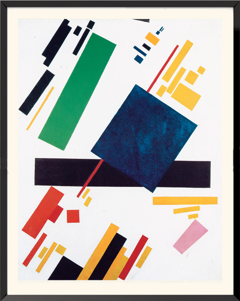 Suprematist painting by Kasimir Malevitch