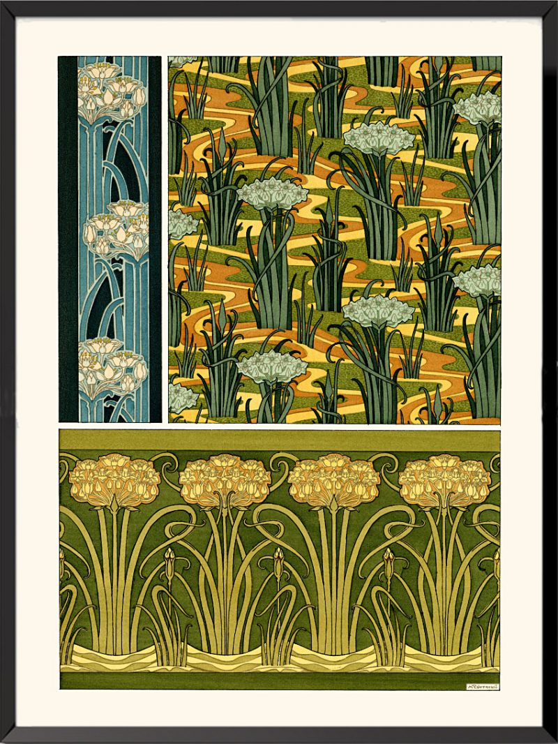 Illustration La plante et ses applications ornementales, 1896, Jonquilles de Maurice Pillard-Verneuil