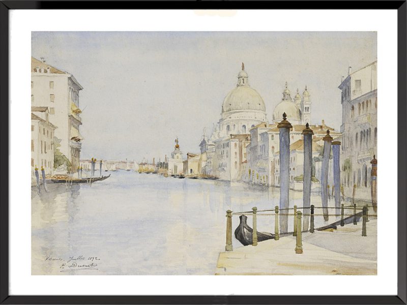 Illustration Vue de Venise de Paul Dusart