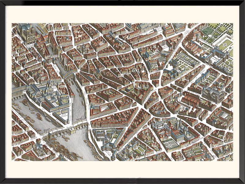 Illustration Plan de Paris, Turgot (1)
