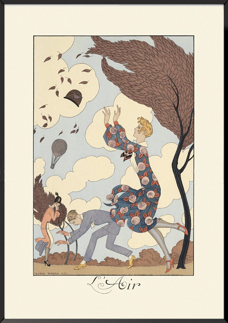 Illustration georges barbier l'air