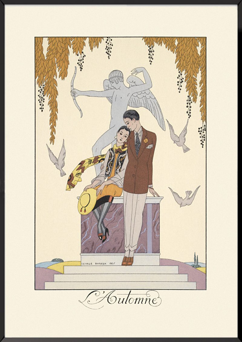 Illustration georges barbier autumn