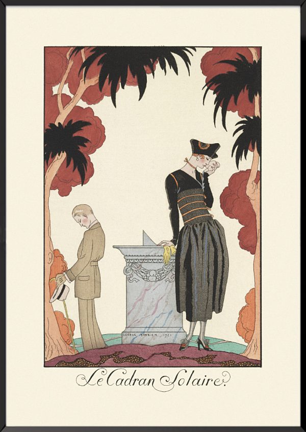 Illustration georges barbier the sundial