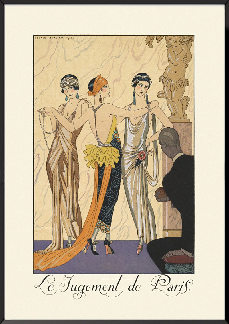 Illustration georges barbier the judgement of paris