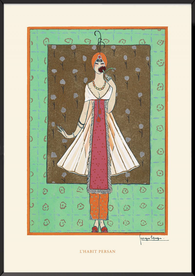 Illustration georges lepape persian dress