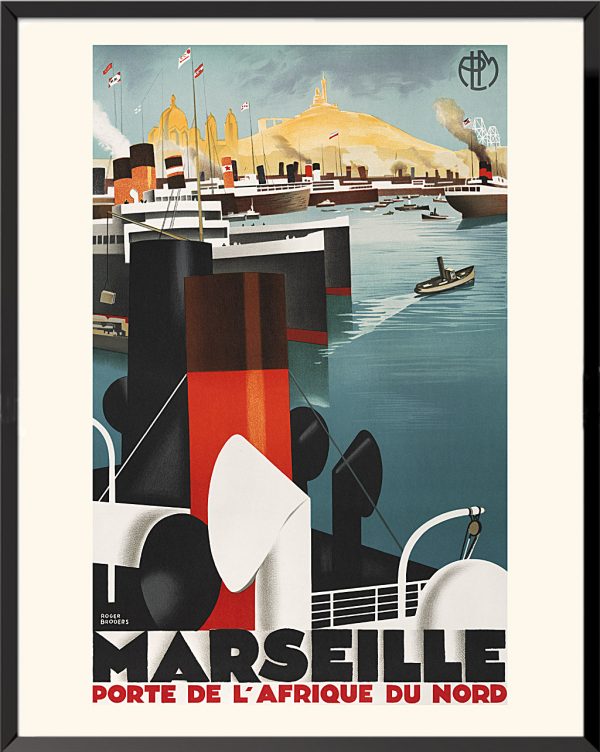 Poster roger broders marseille