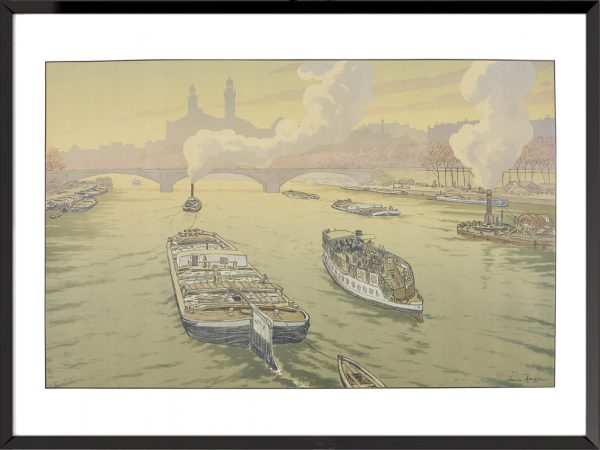 Illustration henri riviere Le Trocadéro,Paysages parisiens