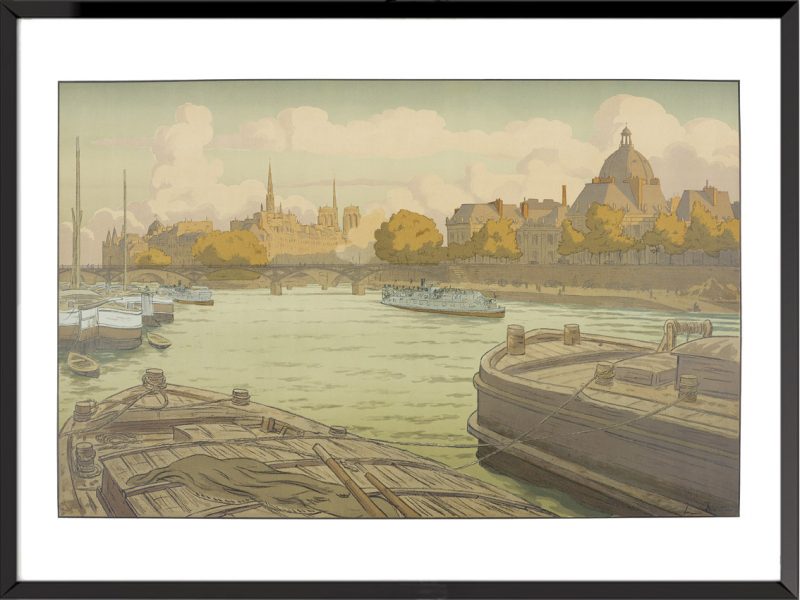 Illustration henri riviere L’Institut et la Cité, Paysages parisiens