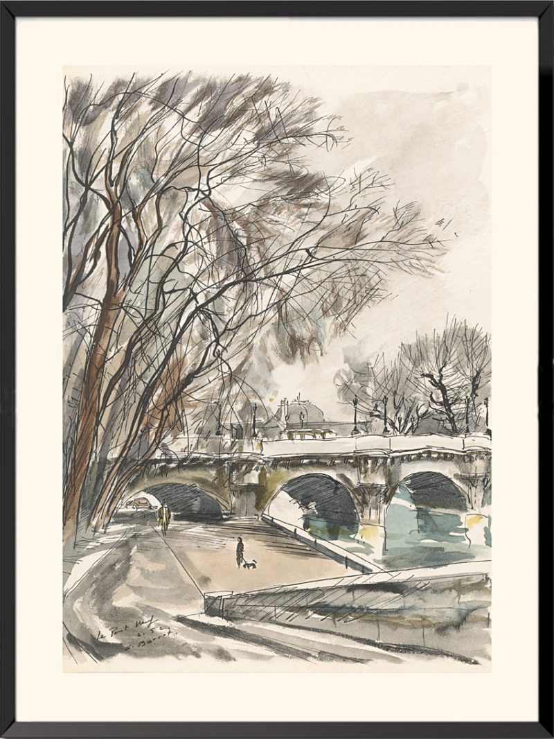 Paris, le Pont Neuf de Gaston Barret