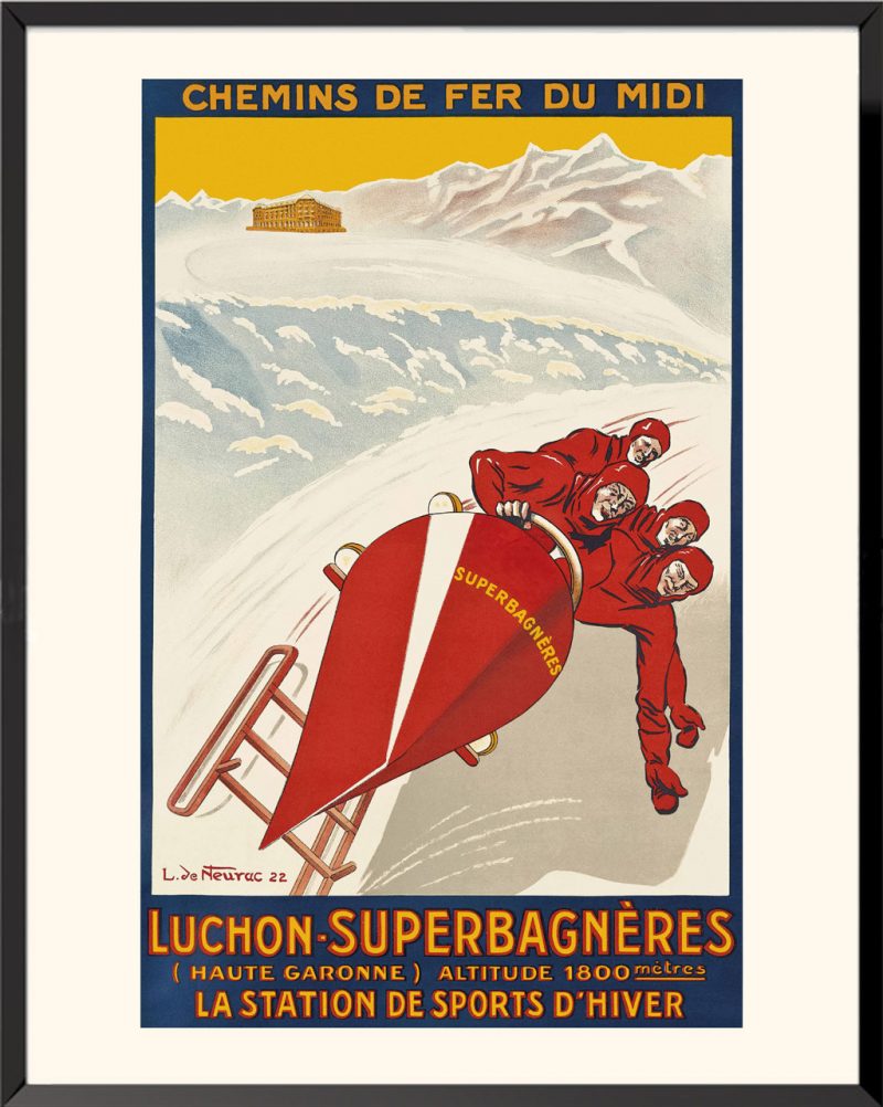 Affiche Superbagnères-Luchon par Louis de Neurac