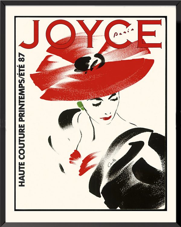 Affiche d'une couverture de Joyce par Canetti