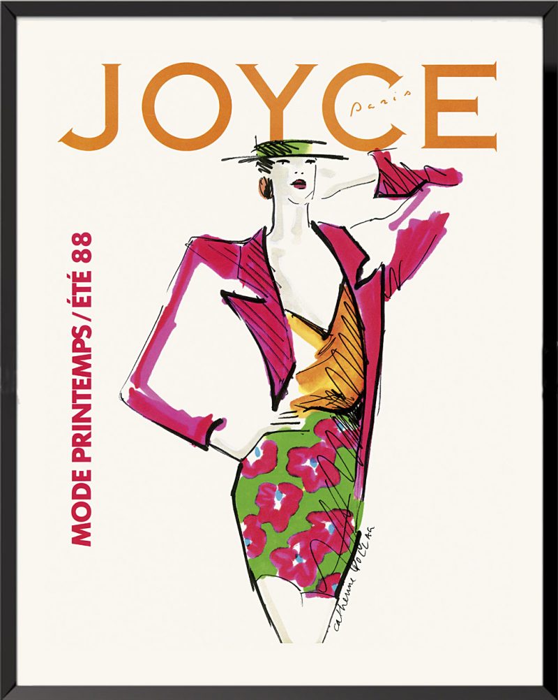 Affiche magazine de mode Joyce par Catherine Pollack