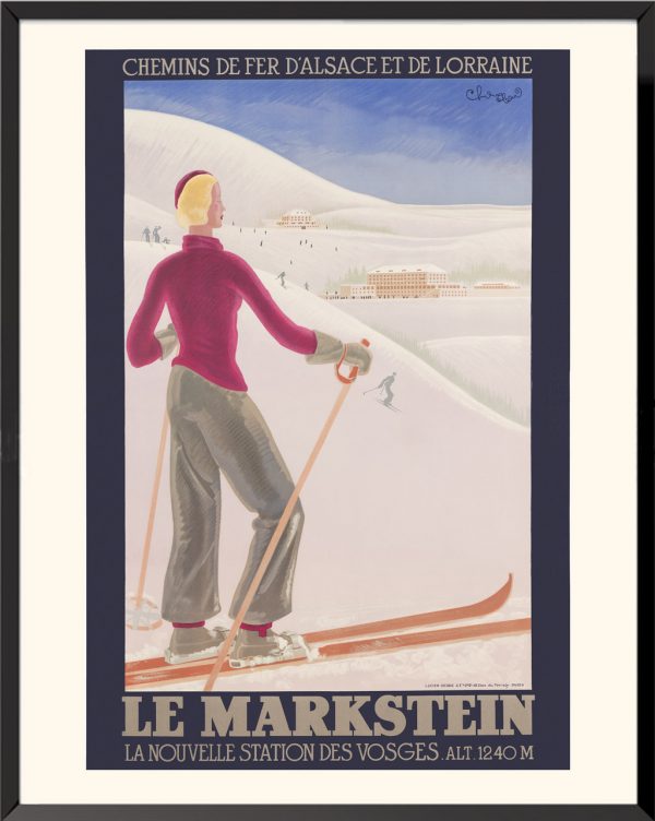 Affiche Le Markstein par Lucien Chauffard