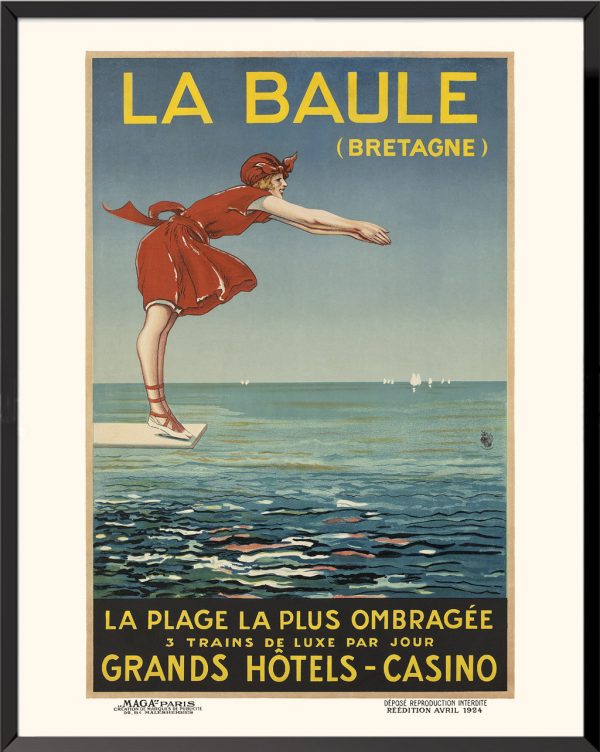 Affiche anonyme La Baule Bretagne