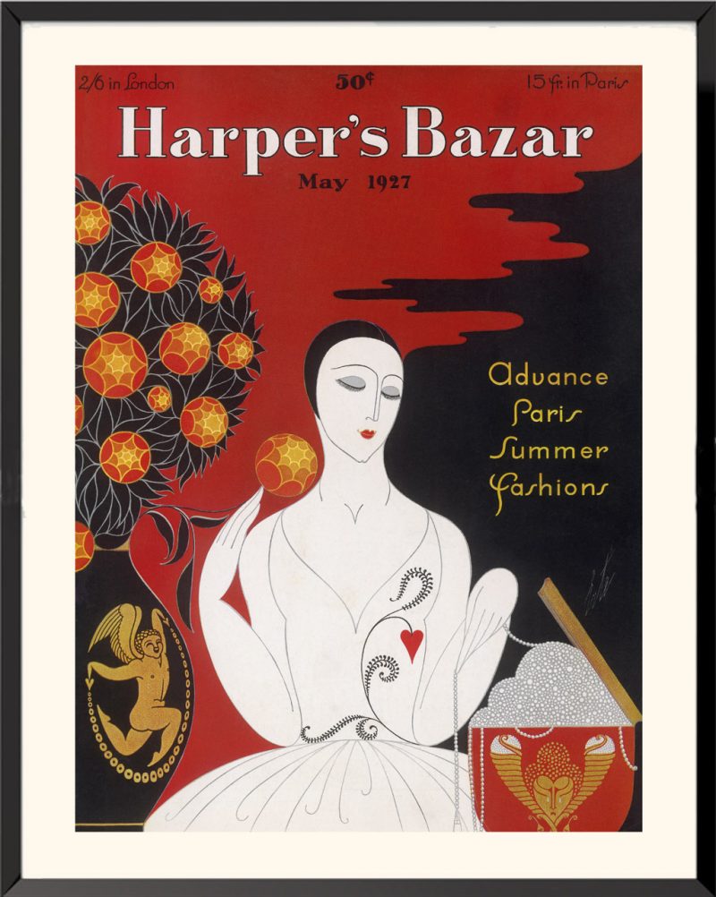 Affiche couverture Harper's Bazar mai 1927