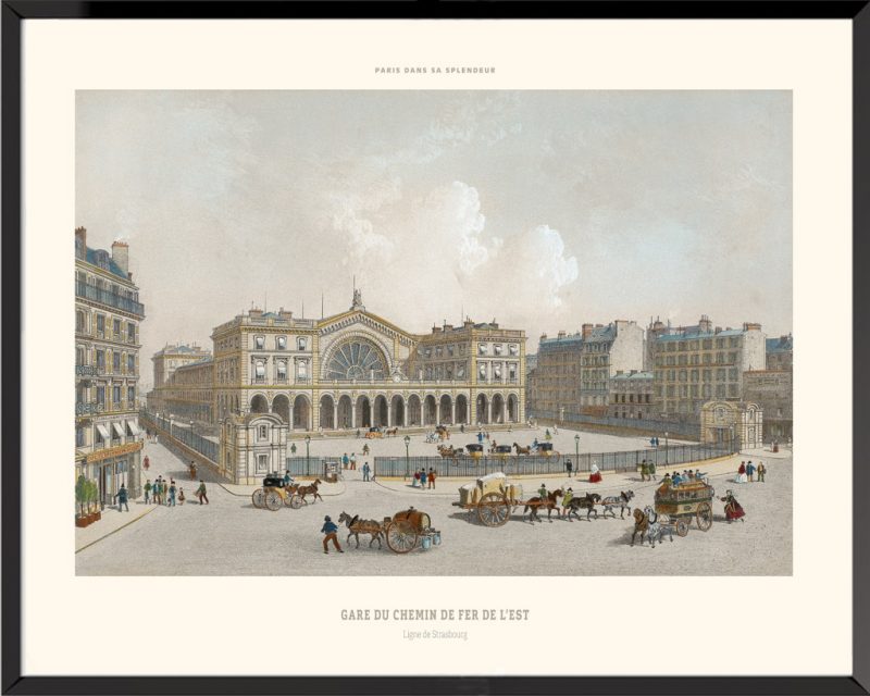 Gare de l'Est Paris dans sa splendeur