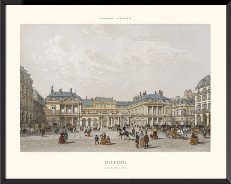 Palais Royal Paris dans sa splendeur