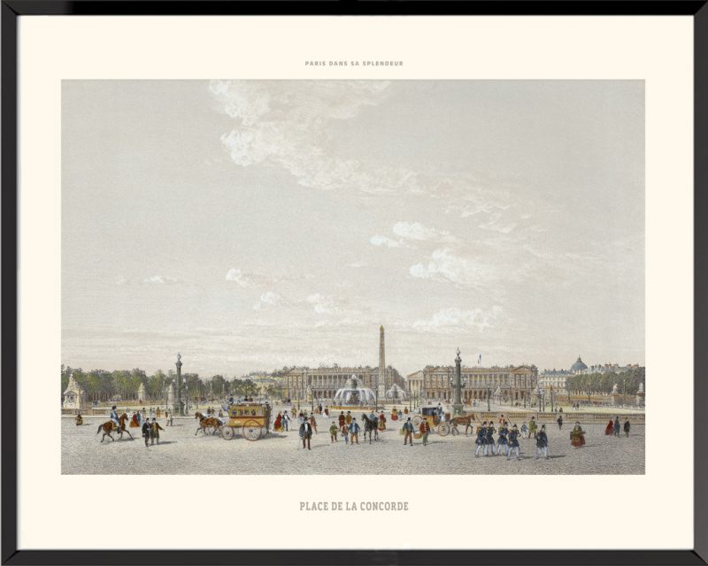 Place de la Concorde Paris dans sa splendeur