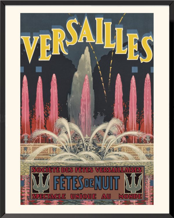 Affiche Versailles fêtes de nuit Ferdinand Prodhomme