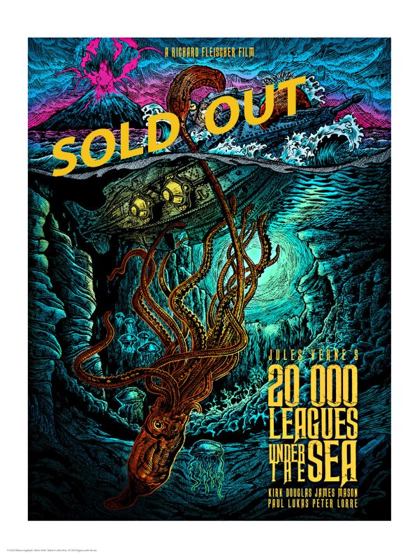 ÉPUISÉ — Hommage à Jules Verne, 20 000 leagues under the sea, 2024