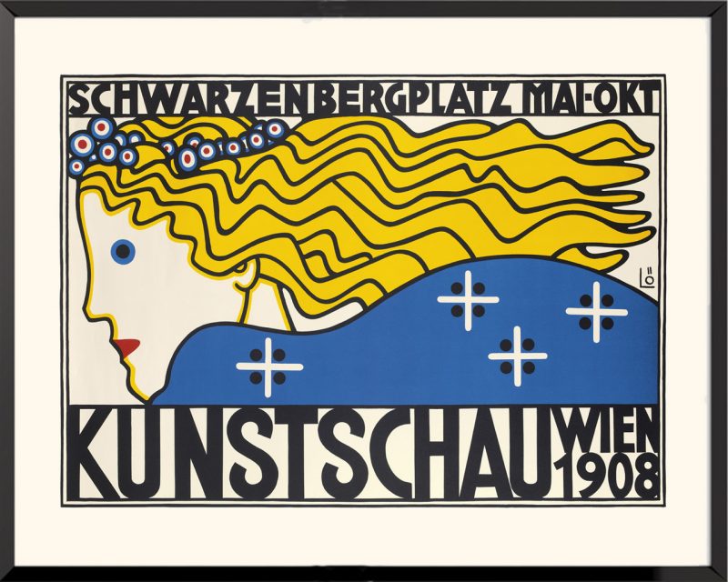 Affiche Kunstchau Wien Bertold Löffler