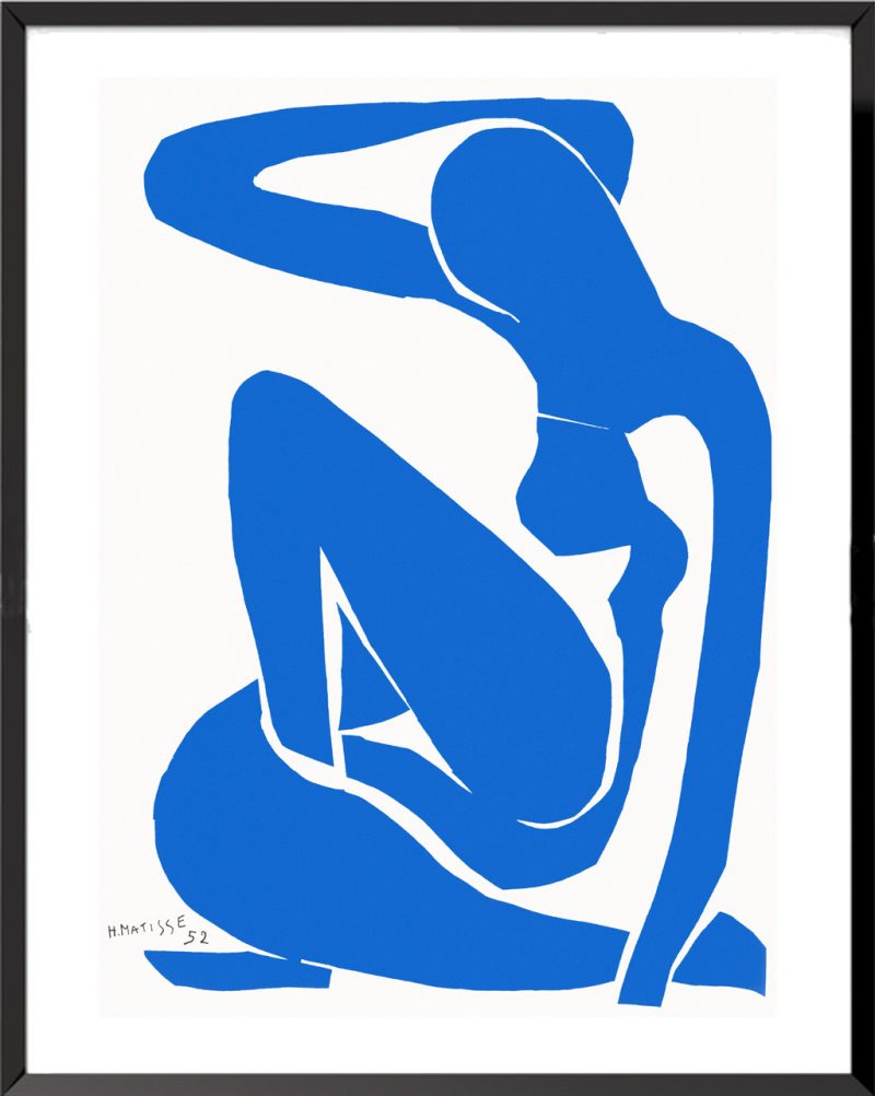 Papier découpé nu bleu I Henri Matisse