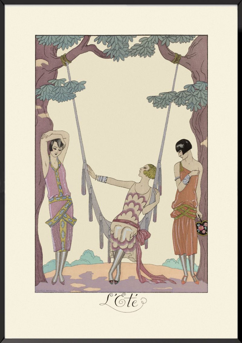 Illustration l'été Georges Barbier