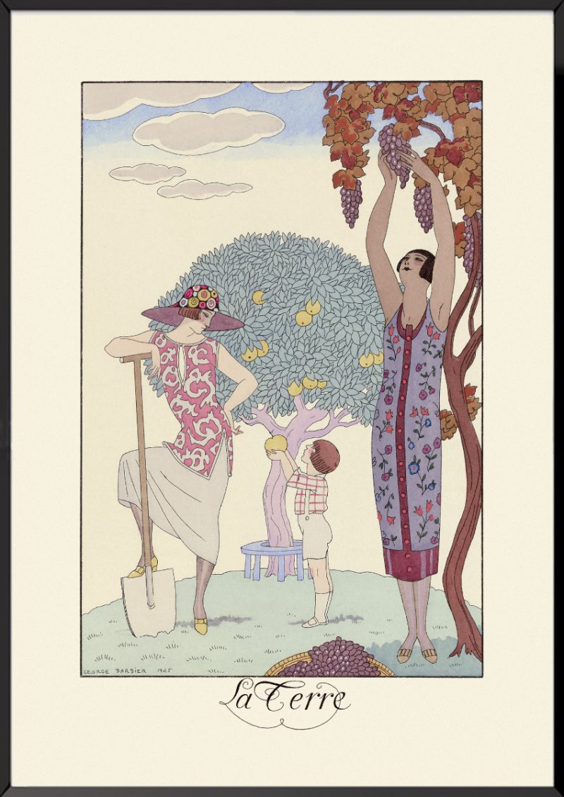 Illustration la terre Georges Barbier