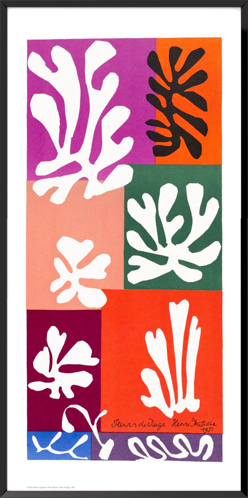 Affiche Fleurs de neige Henri Marisse