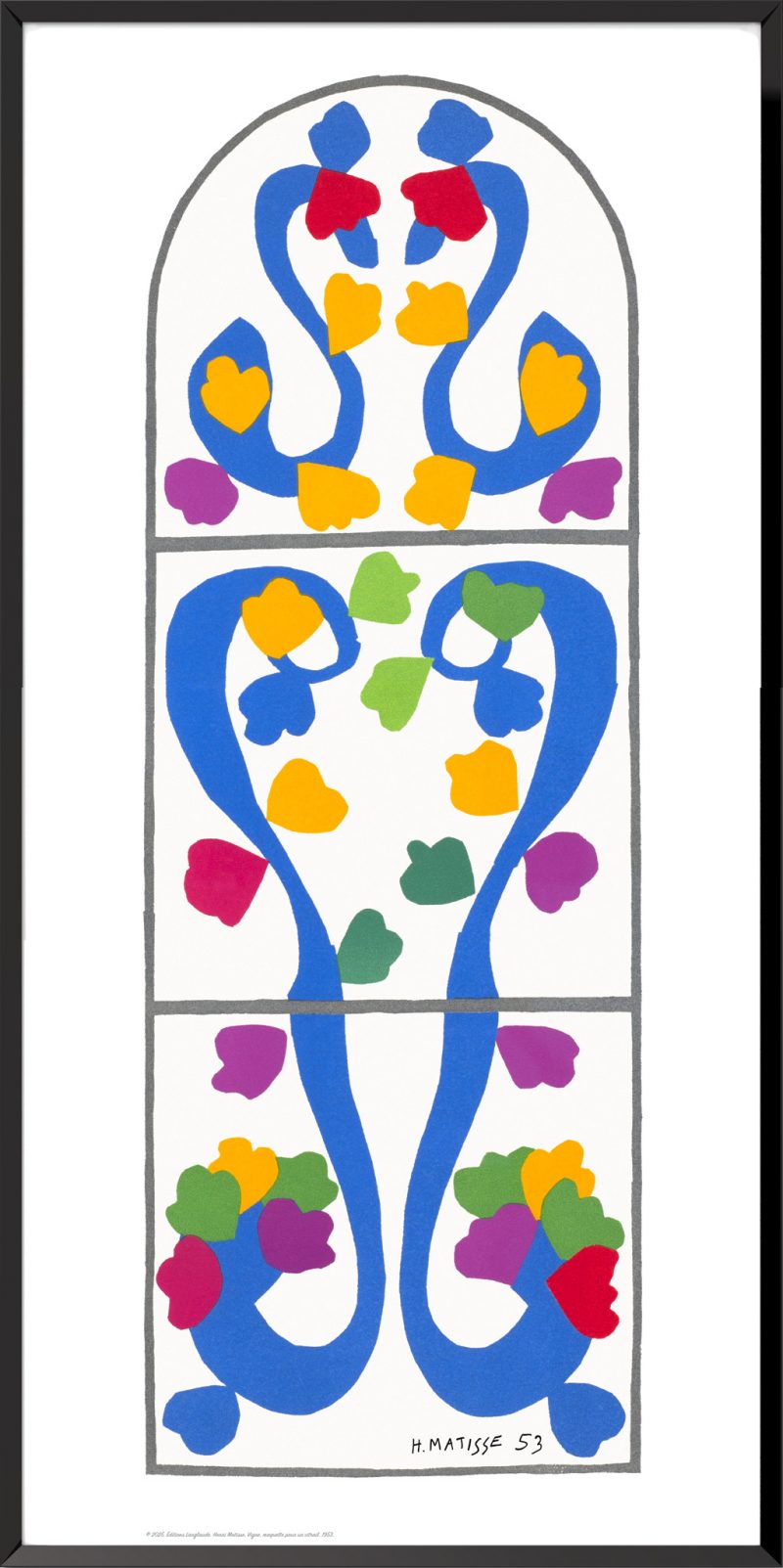 Affiche La vigne Henri Matisse
