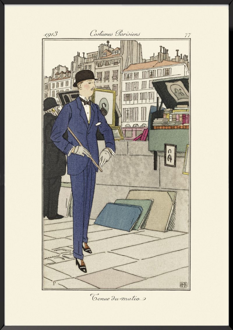 Illustration Tenue du matin Journal des dames et des modes