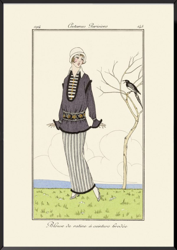 Illustration Blouse de ratine Journal des dames et des modes