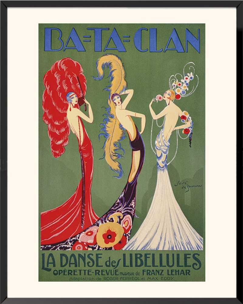 Affiche Bataclan Danse des libellules José de Zamora