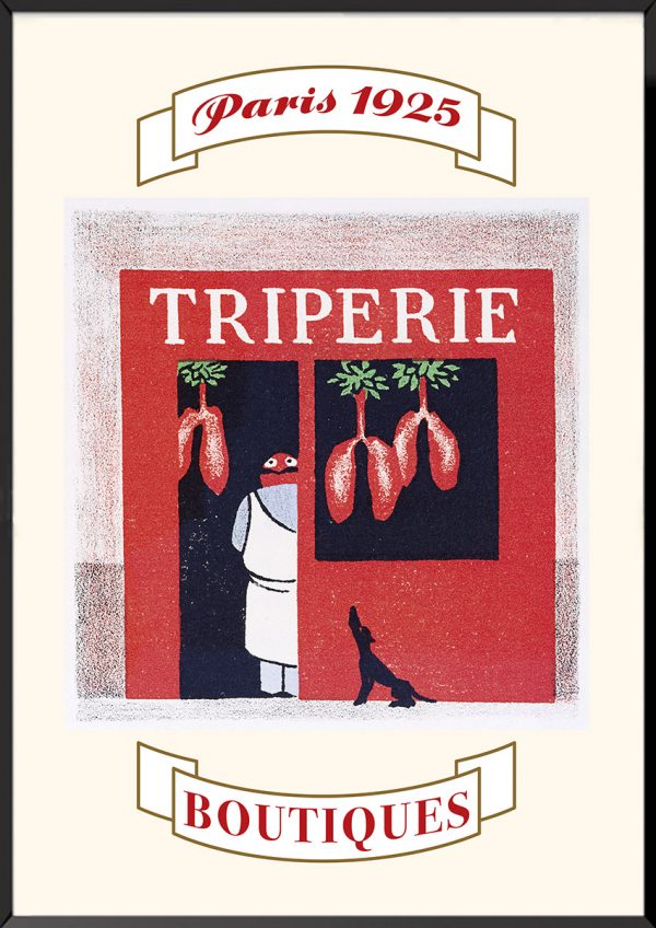 Illustration Triperie Boutiques de Paris Lucien Boucher